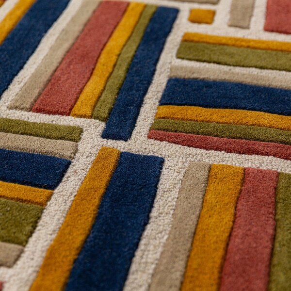 Tappeto in lana tessuto a mano 160x230 cm Lattice Shaped – Flair Rugs