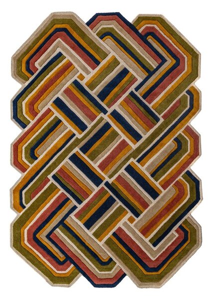 Tappeto in lana tessuto a mano 160x230 cm Lattice Shaped – Flair Rugs