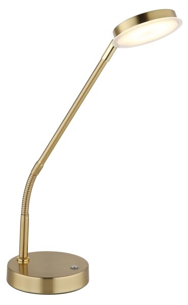 Globo 58504TM - Lampada da tavolo LED dimmerabile a sfioramento SILVIO LED/6,5W/230V ottone