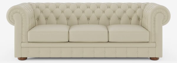 Chester 4 Posti 3 sedute in Vera Pelle – Chesterfield Capitonné Artigi