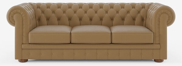 Chester 4 Posti 3 sedute in Vera Pelle – Chesterfield Capitonné Artigi