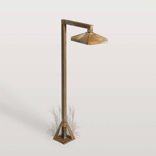 Moretti Luce Lampione da giardino Aura Frame, Bronzo / Ottone antico, Ottone, Campagna / Rustiche, Lampada da esterni