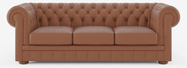 Chester 4 Posti 3 sedute in Vera Pelle – Chesterfield Capitonné Artigi