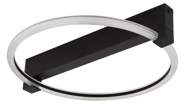 Globo 48050DS - Plafoniera LED FLETCHER LED/15W/230V 41,5x38 cm nera