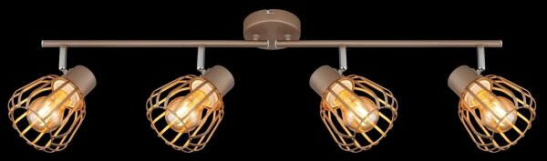 Globo 54663-4 - Faretto OLIN 4xE27/40W/230V