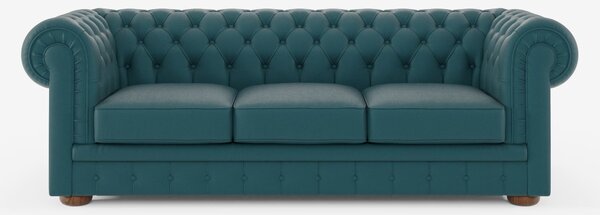 Chester 4 Posti 3 sedute in Vera Pelle – Chesterfield Capitonné Artigi
