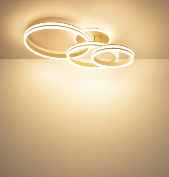 Globo 67260-72SA - Plafoniera LED dimmerabile RUBIO LED/72W/230V 3000K 79,5x50 cm