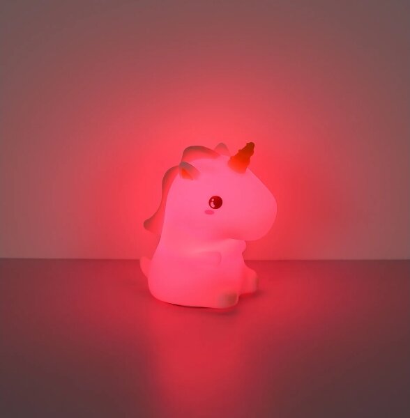 Globo 2873-LED RGBW luce notturna per bambini dimmerabile e ricaricabile UNICORN LED/1,5W/5V 1200 mAh unicorno