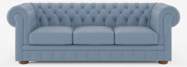Chester 4 Posti 3 sedute in Vera Pelle – Chesterfield Capitonné Artigi