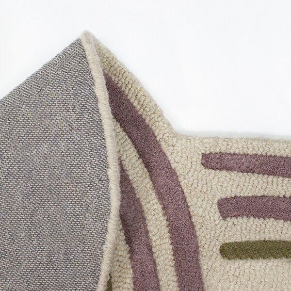 Tappeto verde in lana tessuto a mano 160x230 cm Spiral Shaped – Flair Rugs