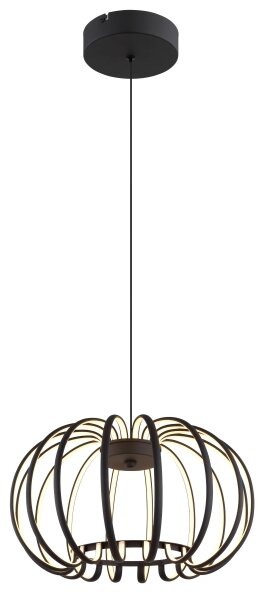Globo 15946B - Lampadario dimmerabile su cavo RIBBON LED/40W/230V 3000K nero