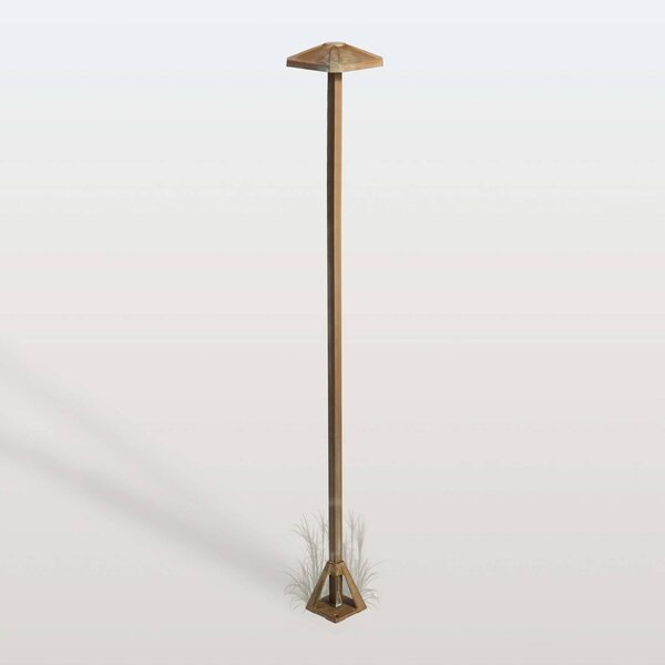 Moretti Luce Lampioncino da giardino Aura Frame, Bronzo / Ottone antico, Ottone, Campagna / Rustiche, Lampada LED da esterni