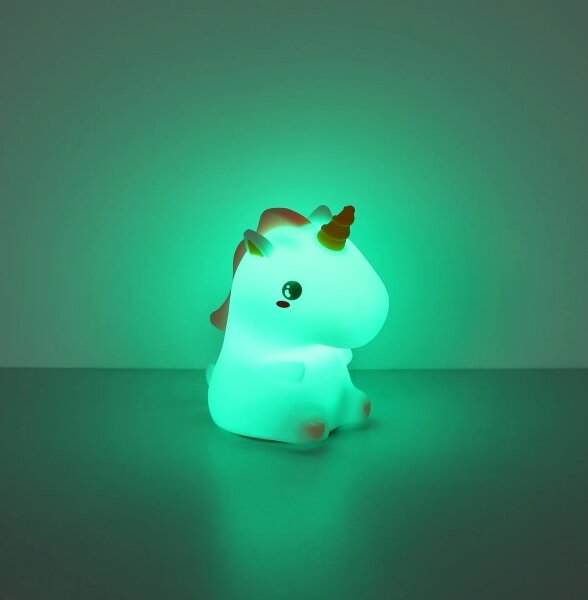 Globo 2873-LED RGBW luce notturna per bambini dimmerabile e ricaricabile UNICORN LED/1,5W/5V 1200 mAh unicorno