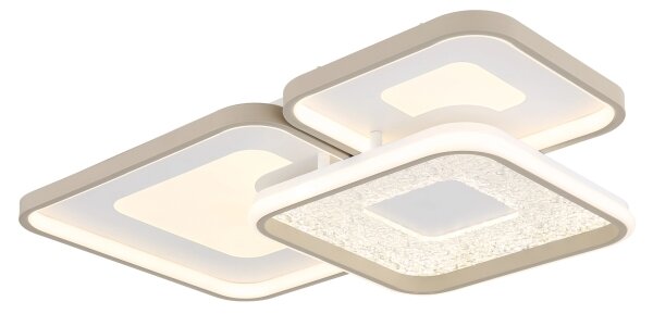 Globo 48097-62 - Plafoniera LED dimmerabile MOSAIKO LED/55W/230V 65x45,5 cm+telecomando