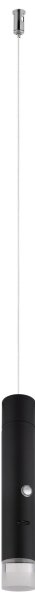 Globo 16060 - Lampada ricaricabile LED 2 in 1 con touch e dimmer PELO LED/2W/230/5V nero
