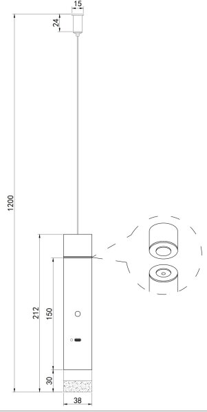 Globo 16060 - Lampada ricaricabile LED 2 in 1 con touch e dimmer PELO LED/2W/230/5V nero