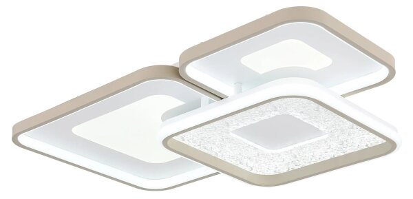 Globo 48097-62 - Plafoniera LED dimmerabile MOSAIKO LED/55W/230V 65x45,5 cm+telecomando