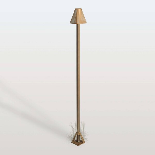 Moretti Luce Lampioncino da giardino Silva Frame, Bronzo / Ottone antico, Ottone, Campagna / Rustiche, Lampada LED da esterni