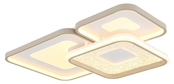Globo 48097-62 - Plafoniera LED dimmerabile MOSAIKO LED/55W/230V 65x45,5 cm+telecomando