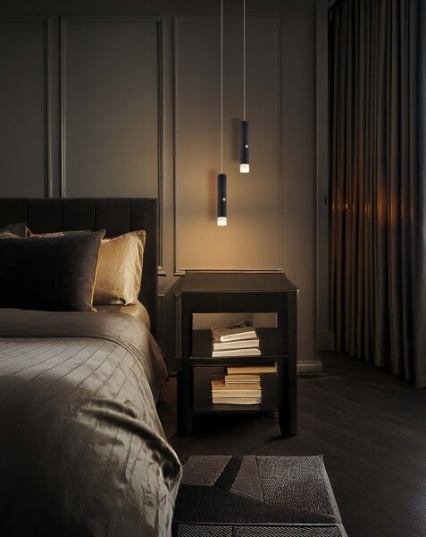 Globo 16060 - Lampada ricaricabile LED 2 in 1 con touch e dimmer PELO LED/2W/230/5V nero
