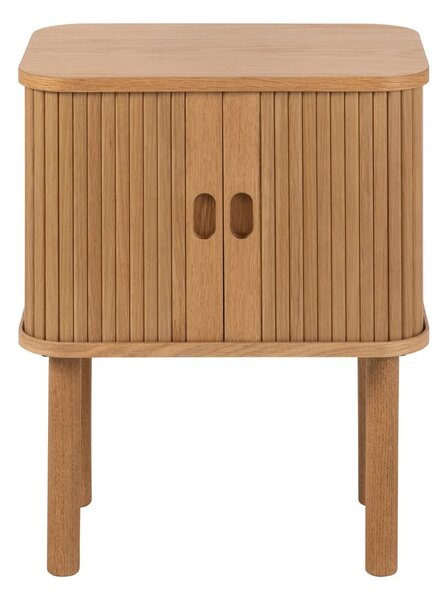 Comodino in rovere decorato in colore naturale Langley - Actona