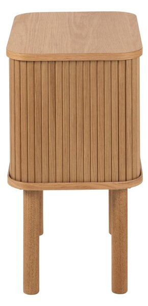 Comodino in rovere decorato in colore naturale Langley - Actona