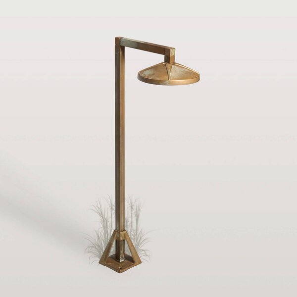 Moretti Luce Lampione da giardino Aura Disk, Bronzo / Ottone antico, Ottone, Campagna / Rustiche, Lampada da esterni