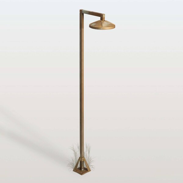 Moretti Luce Lampioncino da giardino Aura Disk, Bronzo / Ottone antico, Ottone, Campagna / Rustiche, Lampada LED da esterni