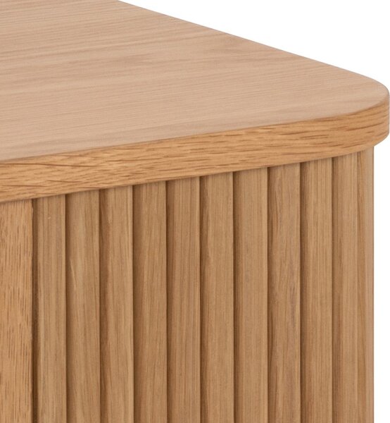 Comodino in rovere decorato in colore naturale Langley - Actona