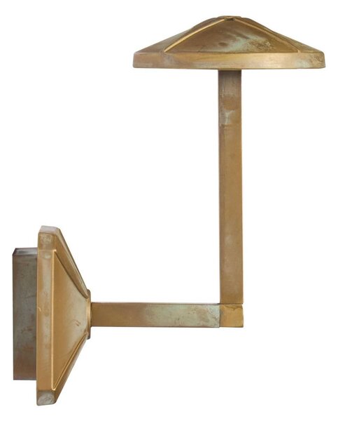 Moretti Luce Applique da esterni Aura Disk, Bronzo / Ottone antico, Ottone, Campagna / Rustiche, Applique da esterni