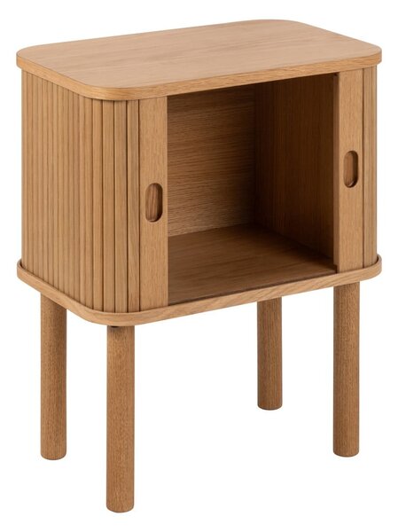 Comodino in rovere decorato in colore naturale Langley - Actona