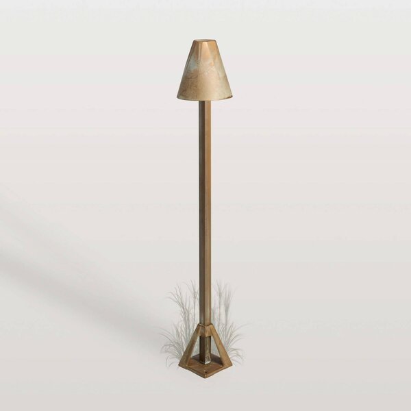 Moretti Luce Lampione da giardino Silva Disk, Bronzo / Ottone antico, Ottone, Campagna / Rustiche, Lampada da esterni