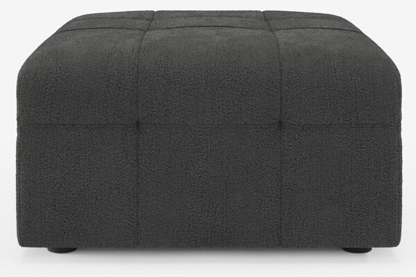 Mosaic pouf e modulo in bouclé - 96x77 cm design capitonné in tessuto