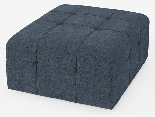 Mosaic pouf e modulo in bouclé - 96x77 cm design capitonné in tessuto