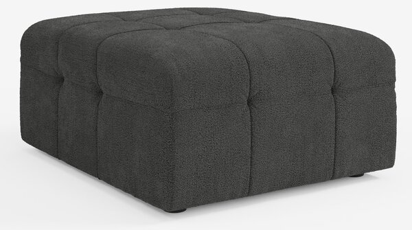 Mosaic pouf e modulo in bouclé - 96x77 cm design capitonné in tessuto