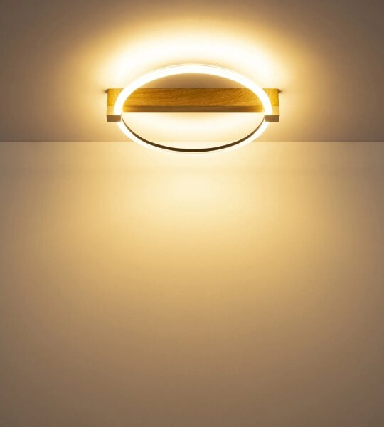 Globo 48050D - plafoniera LED FLETCHER LED/15W/230V 3000K beige