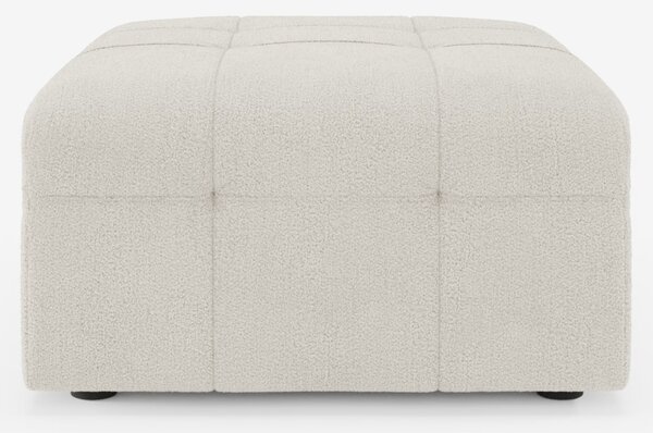 Mosaic pouf e modulo in bouclé - 96x77 cm design capitonné in tessuto