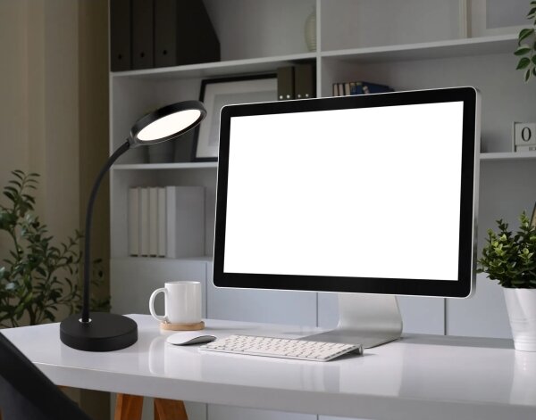 Globo 58503T - Lampada da tavolo dimmerabile con controllo touch KALDERON LED/8W/230V nera