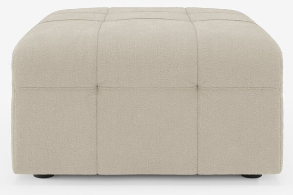 Mosaic pouf e modulo in bouclé - 96x77 cm design capitonné in tessuto