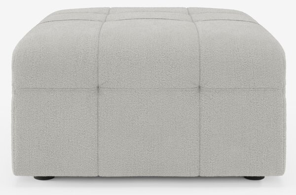 Mosaic pouf e modulo in bouclé - 96x77 cm design capitonné in tessuto