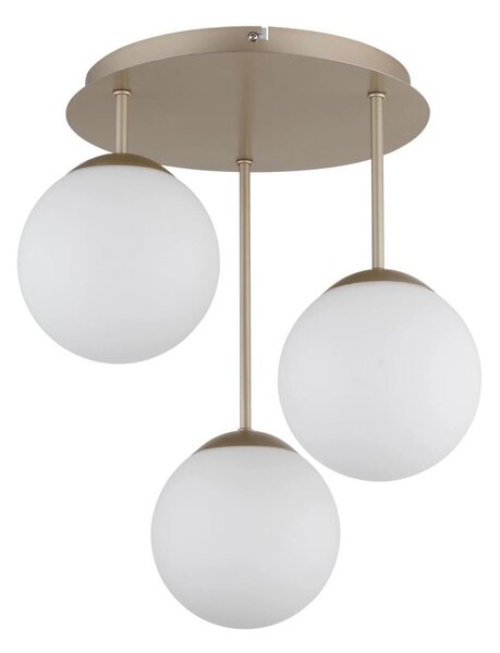 Globo 47441-3CH - Lampada da soffitto a montaggio superficiale HARMON 3xE14/25W/230V ottone