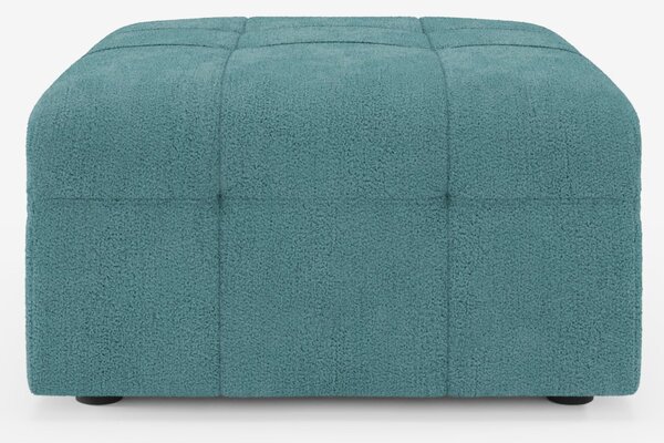 Mosaic pouf e modulo in bouclé - 96x77 cm design capitonné in tessuto