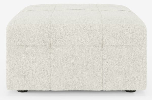 Mosaic pouf e modulo in bouclé - 96x77 cm design capitonné in tessuto