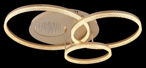 Globo 48480-40 - Plafoniera LED SANFORD LED/40W/230V 3000K 78x60 cm beige