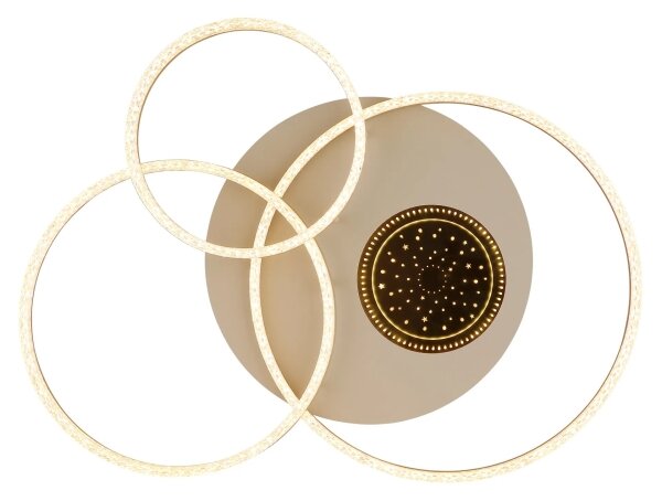 Globo 48480-40 - Plafoniera LED SANFORD LED/40W/230V 3000K 78x60 cm beige
