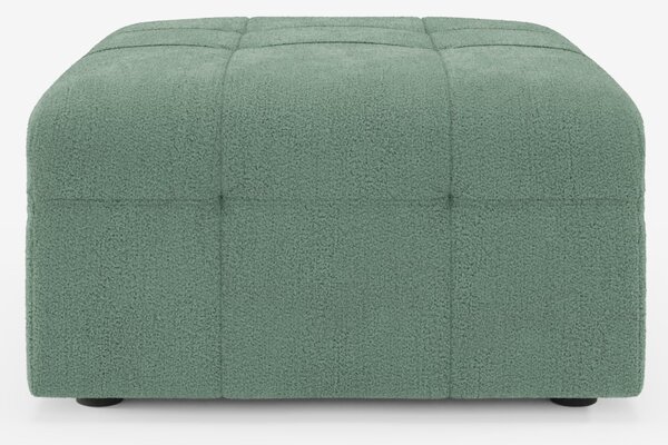 Mosaic pouf e modulo in bouclé - 96x77 cm design capitonné in tessuto