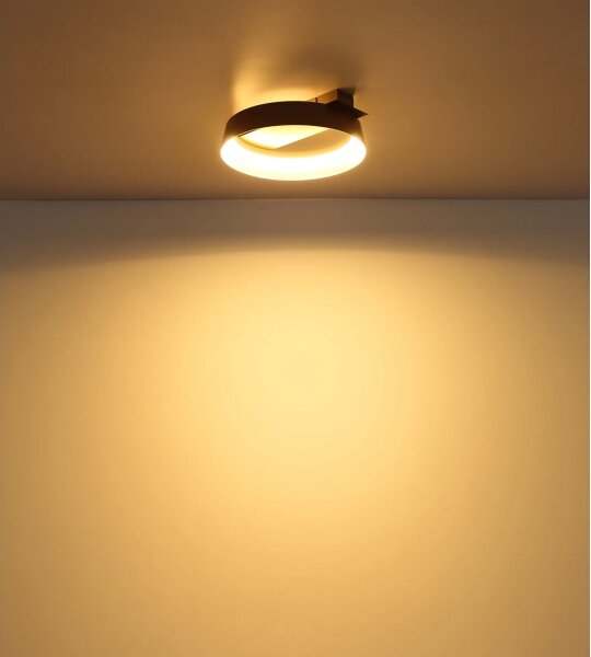 Globo 48048D - Plafoniera a LED SYRAKUS LED/12W/230V 3000K 26x25 cm