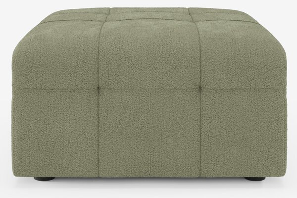 Mosaic pouf e modulo in bouclé - 96x77 cm design capitonné in tessuto