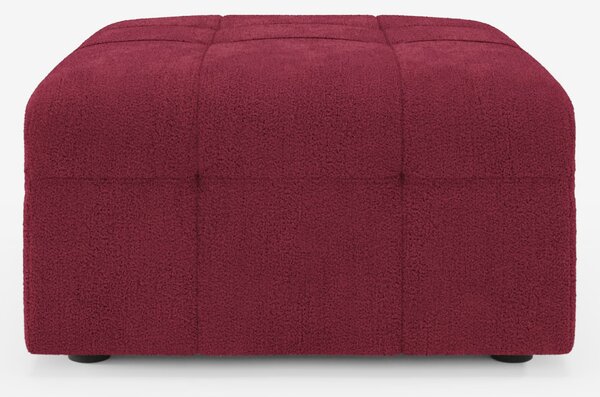 Mosaic pouf e modulo in bouclé - 96x77 cm design capitonné in tessuto