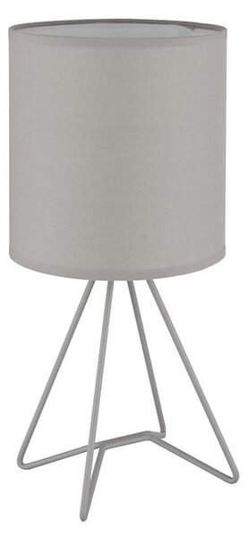 Globo 21734G - Lampada da tavolo TAMIAN 1xE14/40W/230V grigia